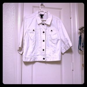 White Jean Jacket